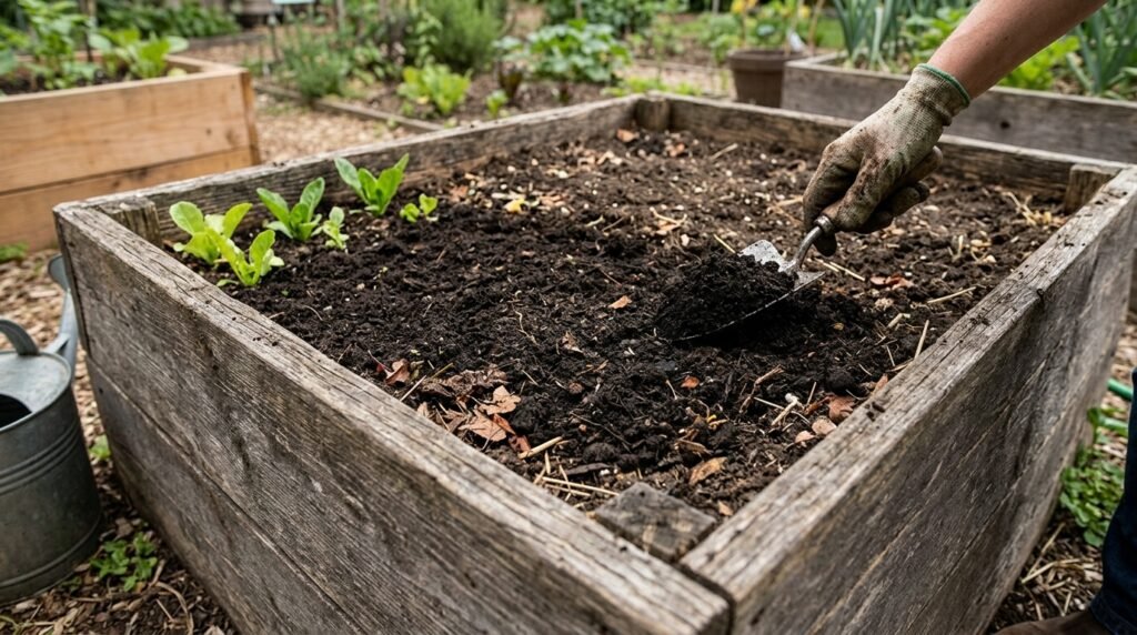 best soil mix for a raised bed