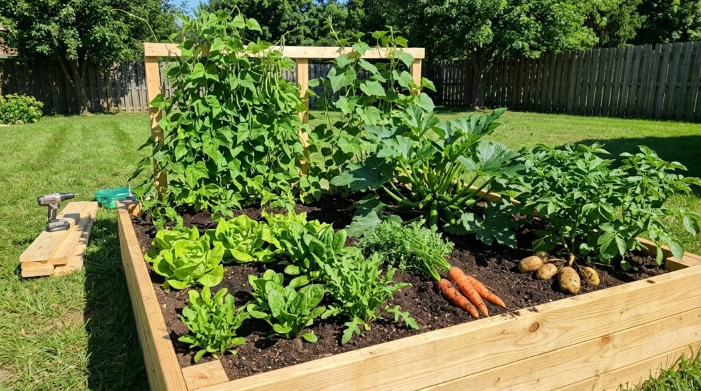 build a raised garden bed