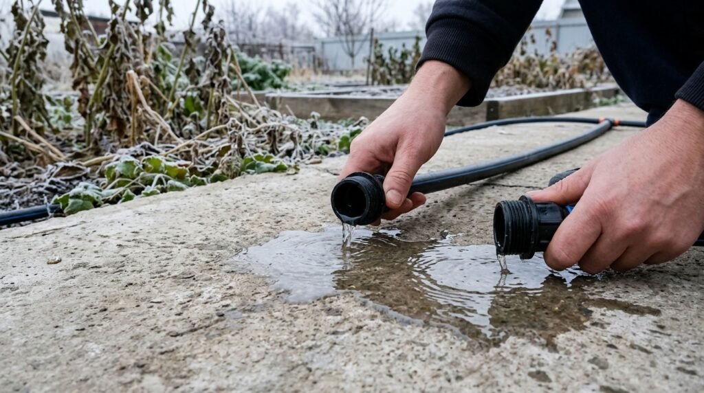 drip irrigation system for raised beds