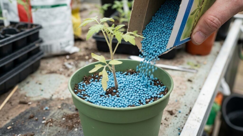 fertilize a vegetable garden organically