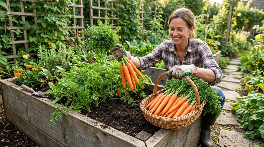 grow carrots in containers