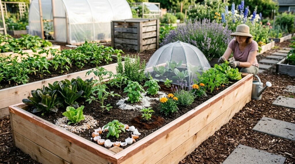 keep slugs and snails out