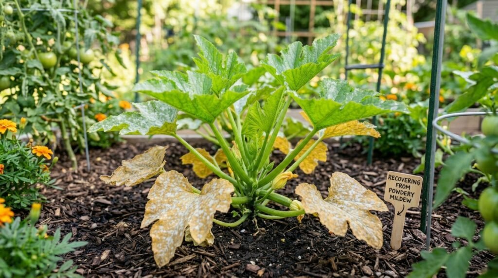 powdery mildew on plants